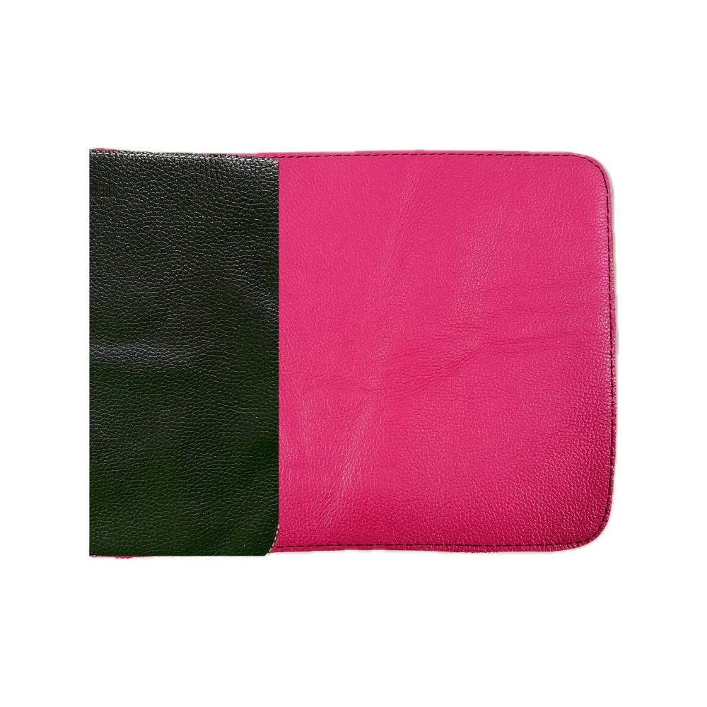 2 in 1 Leather Laptop, ipad Sleeve & Desk Mat