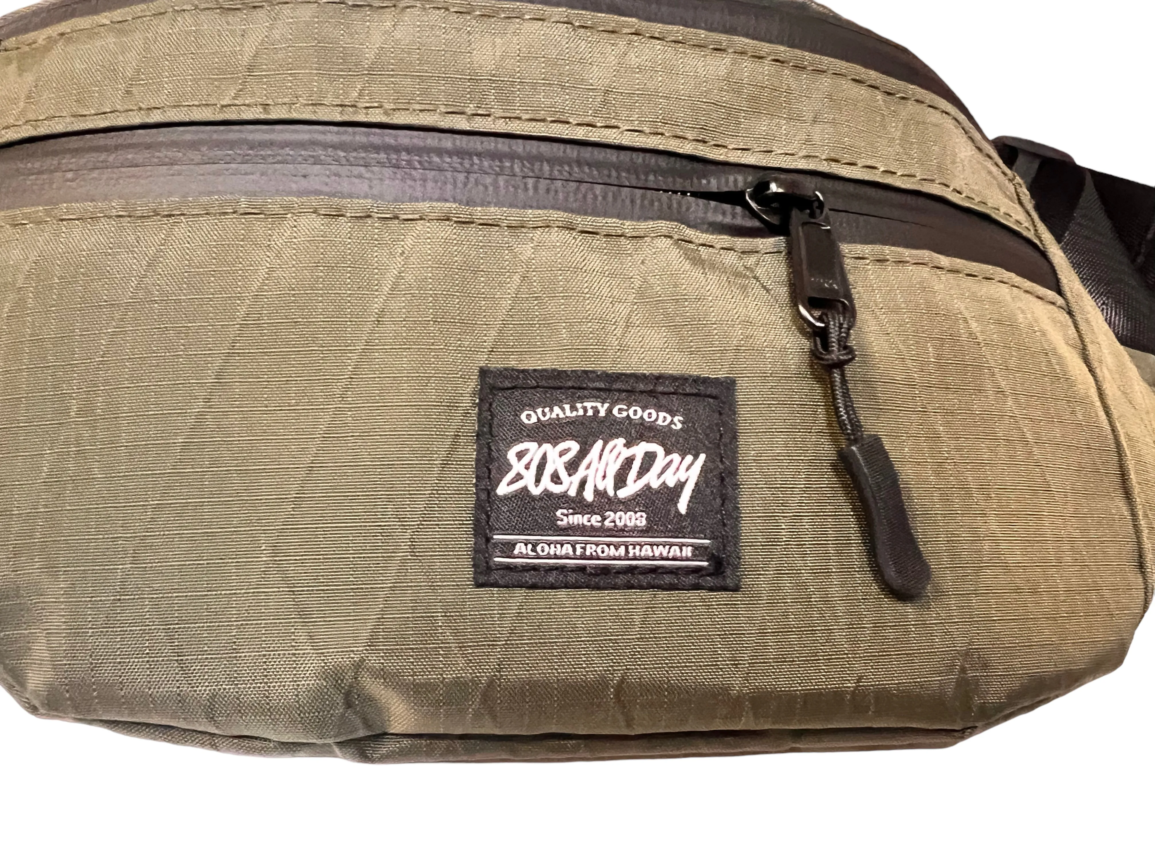 808ALLDAY Black X PAC Classic Army Green Hip Pack