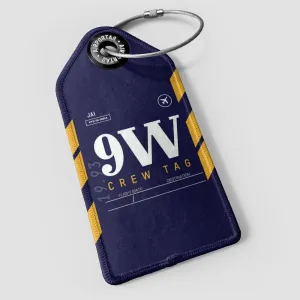 9W - Luggage Tag