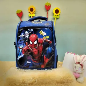 A Fancy 3D Cartoon Design School Bags For Girls And Boys (BLUE)