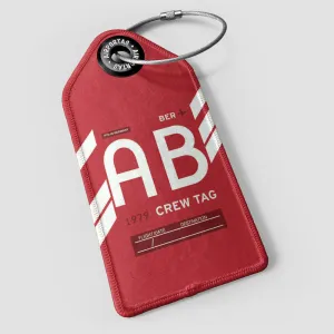 AB - Luggage Tag