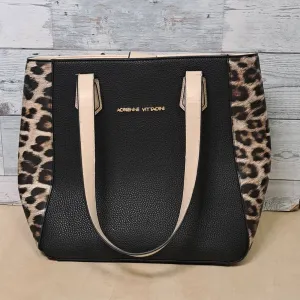 Adrienne Vittadini Lenora Leopard Tote