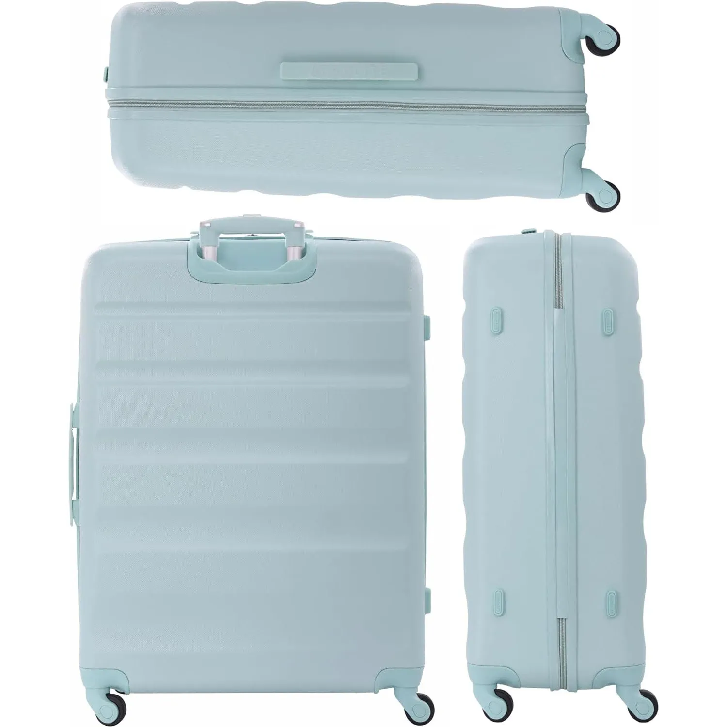 Aerolite 25" (69x50x27cm) Medium Lightweight Hard Shell Checked In Hold Luggage Suitcase with 4 Wheels, 82L Capacity