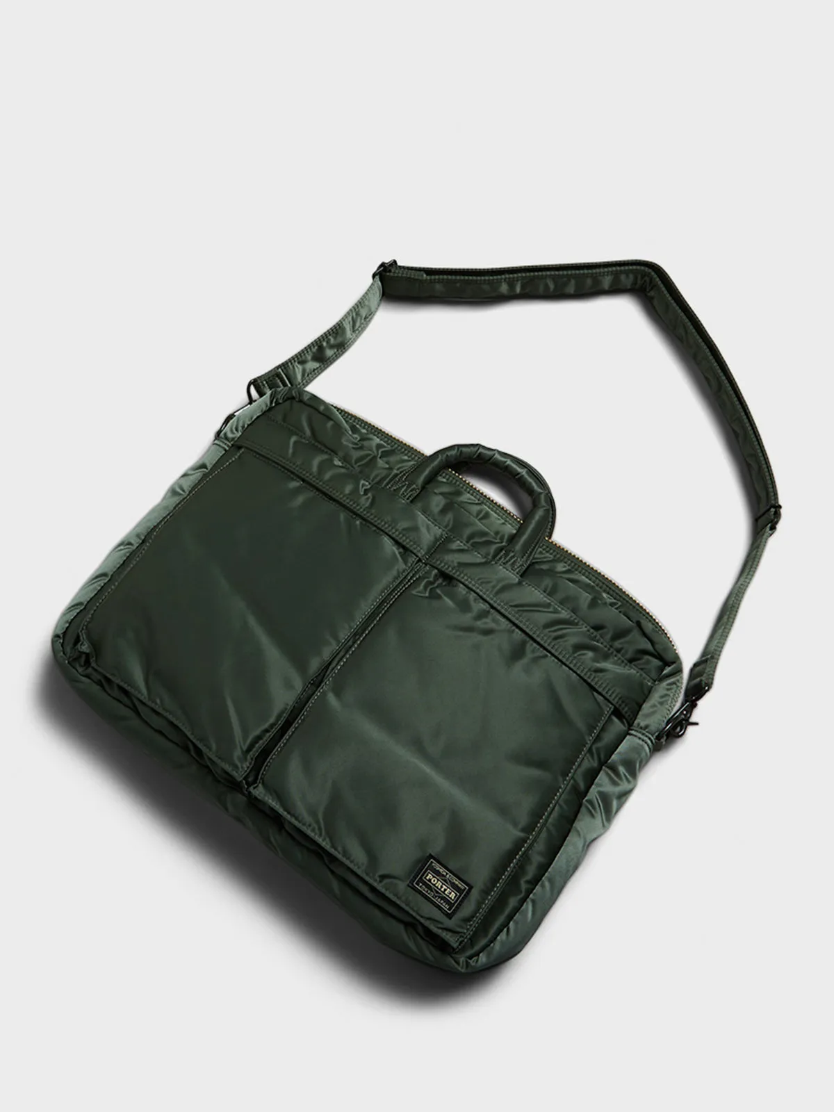 ALL NEW TANKER 2Way Briefcase in Sage Green