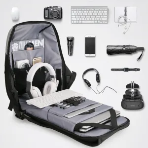 Anti-thief USB Recharging Laptop Backpack