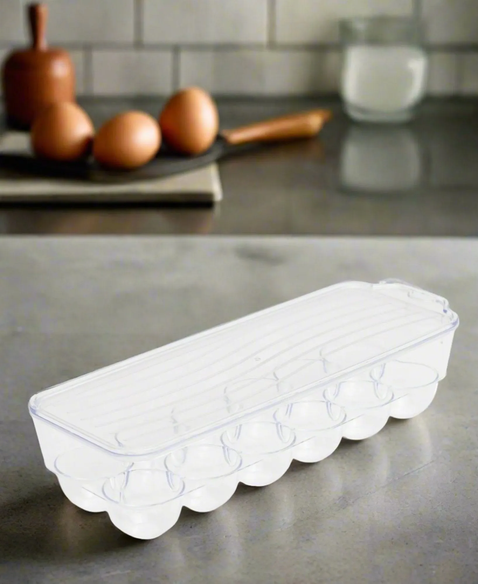 Aqua Fridge Egg Holder - Clear