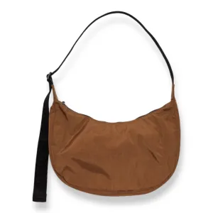 Baggu Medium Nylon Crescent Bag Brown