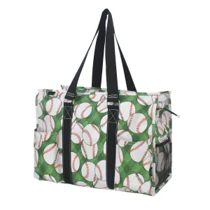 Baseball Bounty NGIL Zippered Caddy Large Organizer Tote Bag