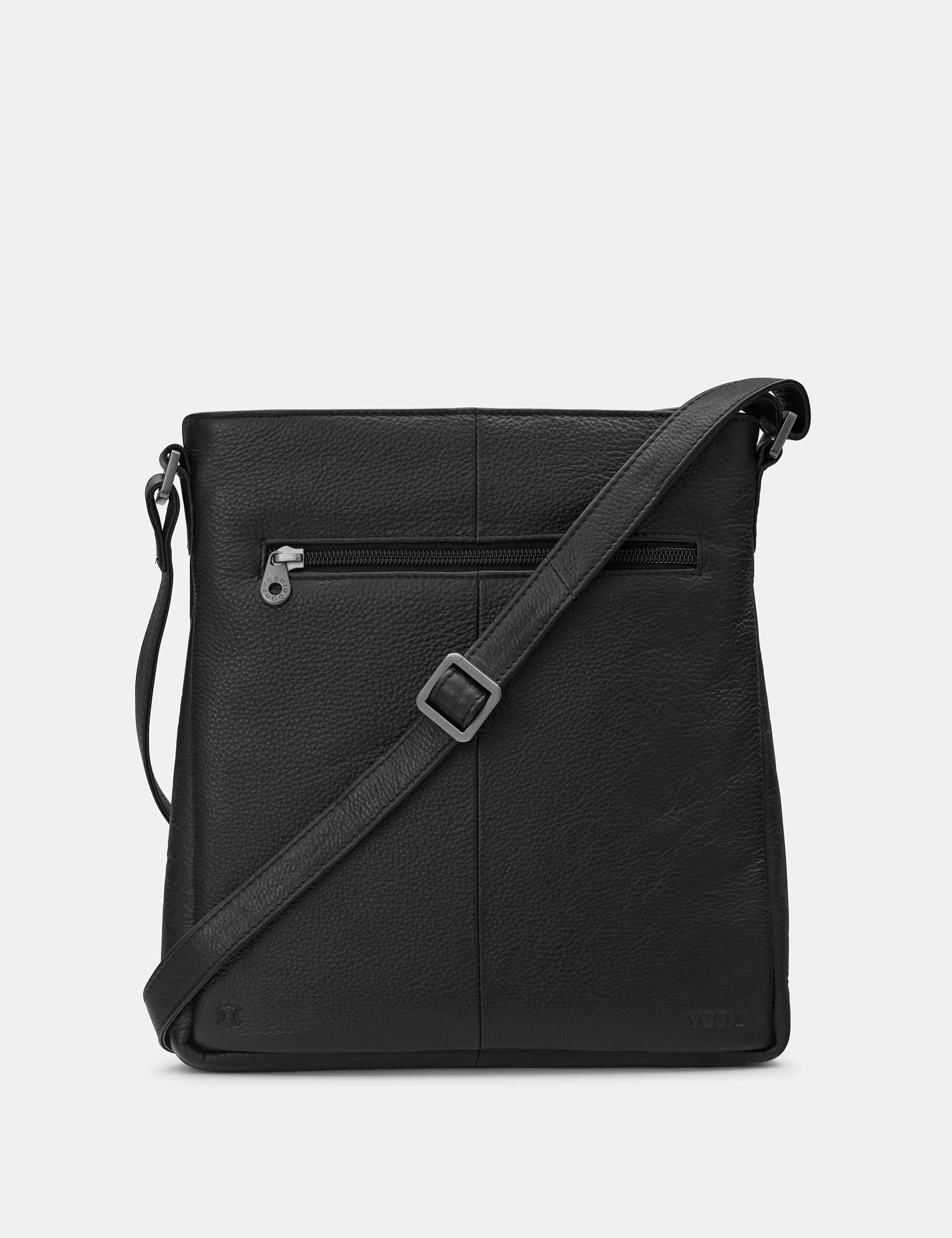 Be Kind Rewind Black Leather Bryant Cross Body Bag