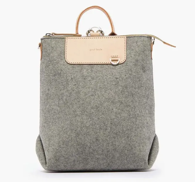 Bedford Merino Wool Felt Midi Backpack