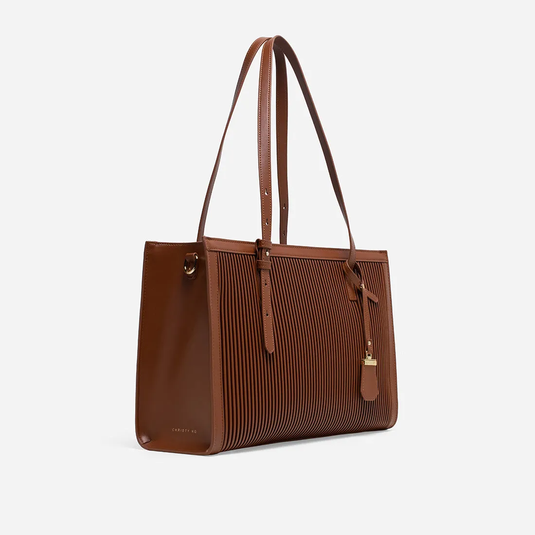 Brie Pleated Tote Bag