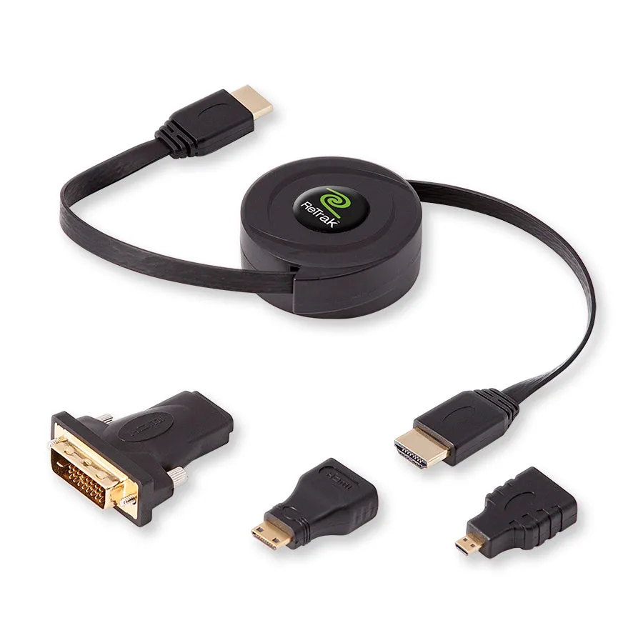 Cable HDMI Adapters | Mini HDMI, Micro HDMI, and DVI Adapters | Retractable Adapter HDMI Cable