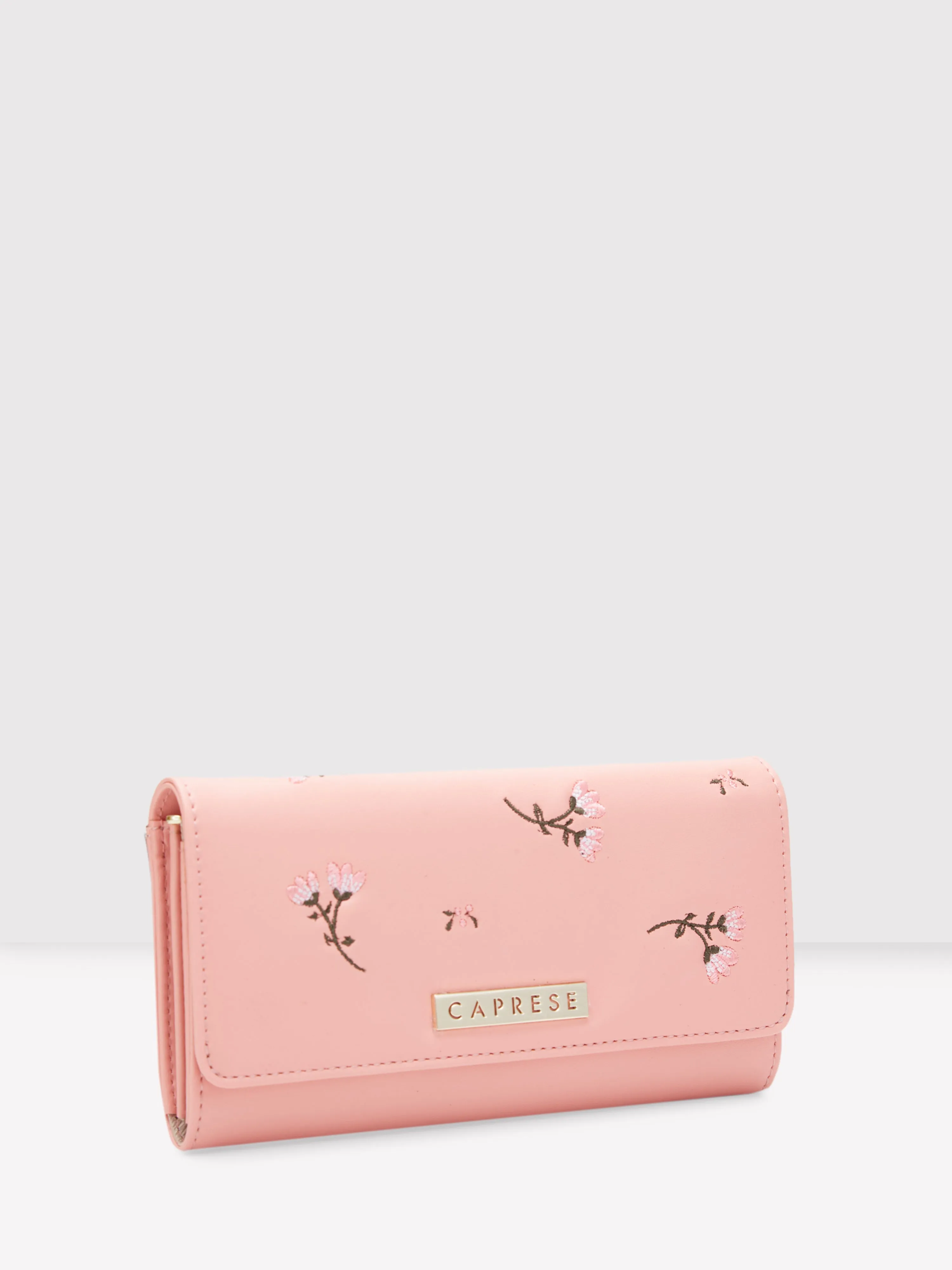 Caprese Dara Flap Wallet Medium Pink