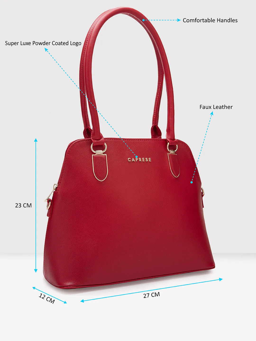 Caprese Demi Satchel Medium Red