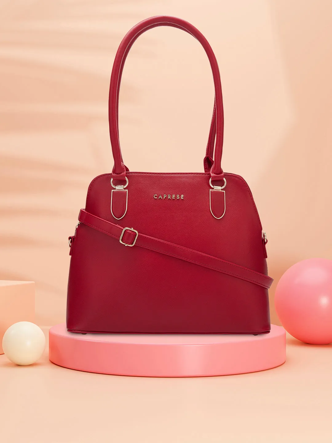 Caprese Demi Satchel Medium Red