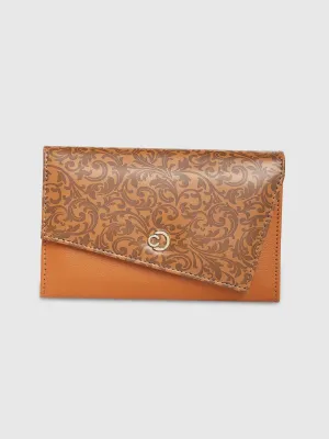 Caprese Helene Flapover Wallet Large Tan