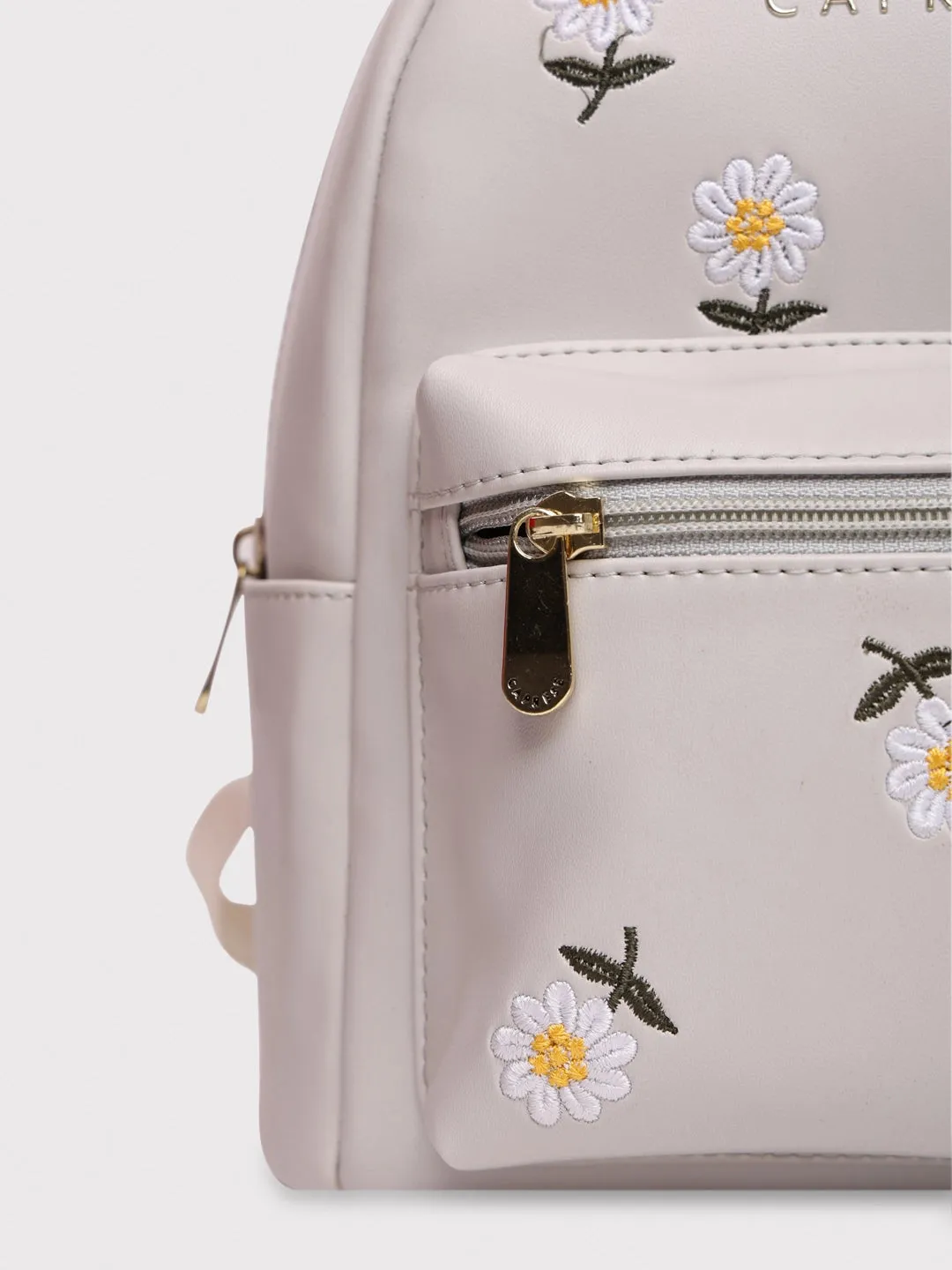 Caprese Kyle Backpack Small Light Grey