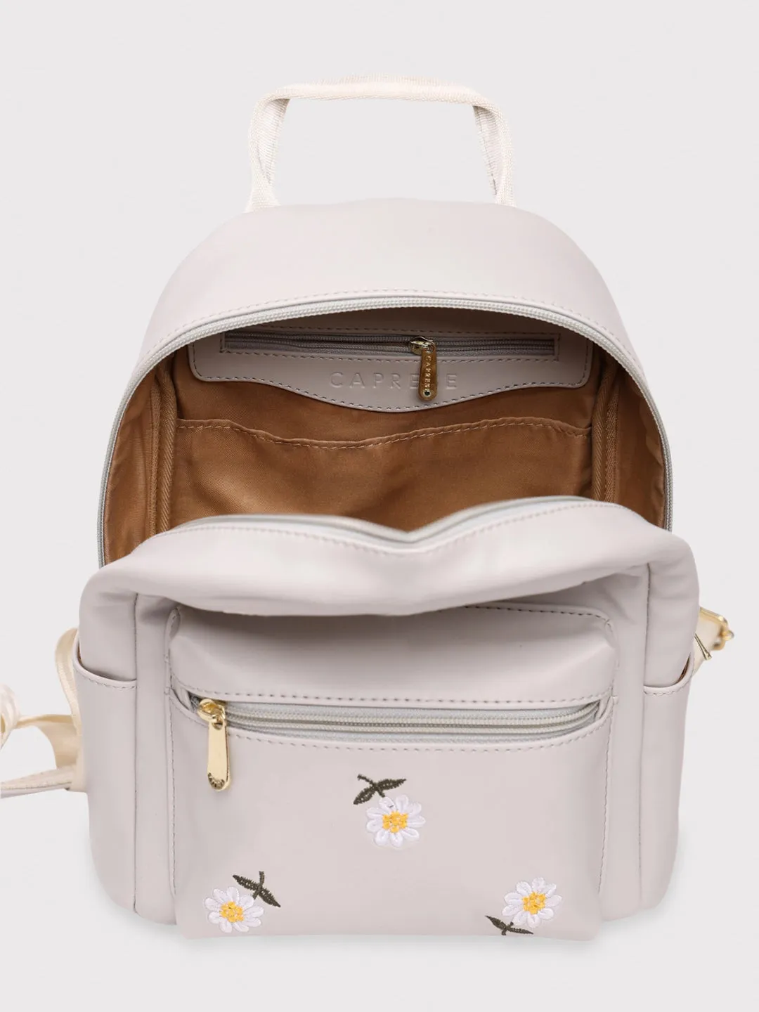 Caprese Kyle Backpack Small Light Grey