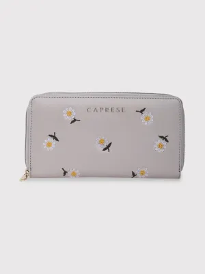 Caprese Kyle Zip Around Wallet Large Light Grey