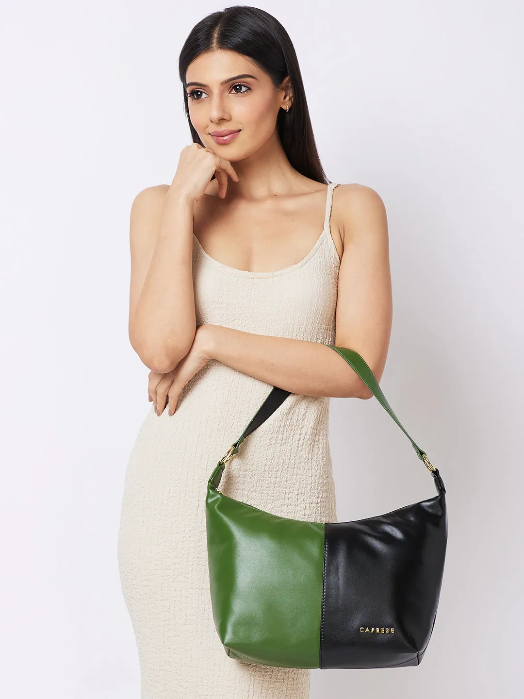 Caprese Lizzy Hobo Medium Olive