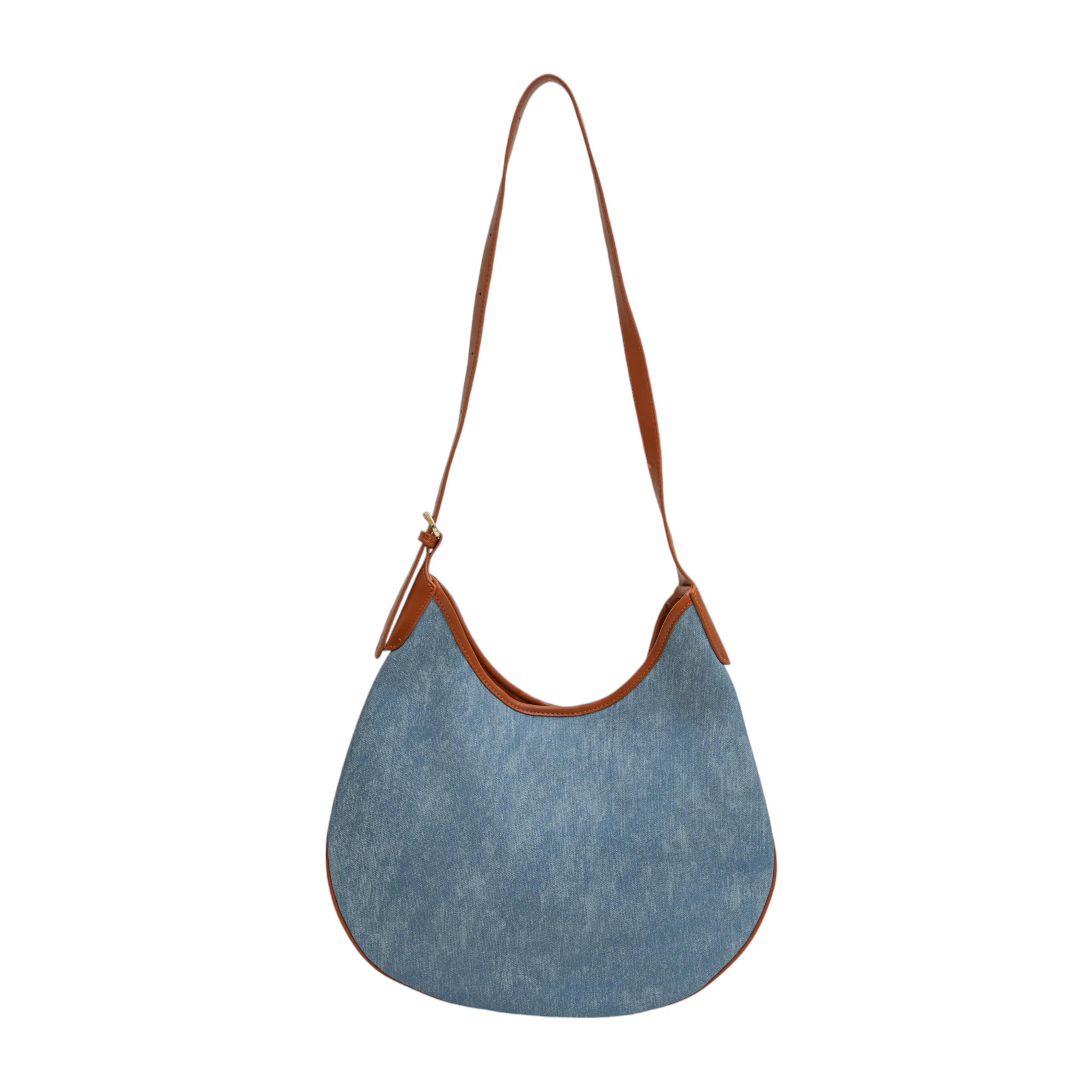 Chokore Faux Denim Retro Hobo Bag (Blue)