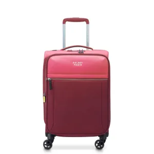 Pink Delsey BROCHANT 3.0 55cm Carry On Softsided Luggage