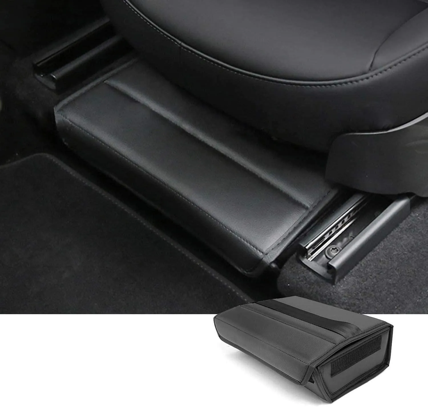 Driver Passenger Seat Organizer Under Seat Storage Box For Tesla Model Y