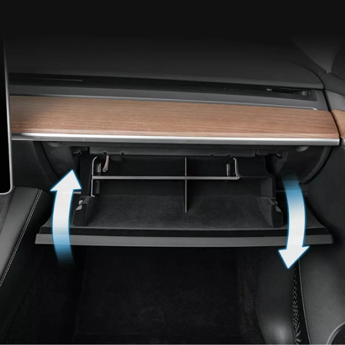 Glove Box Organizer for Tesla Model 3 & Model Y