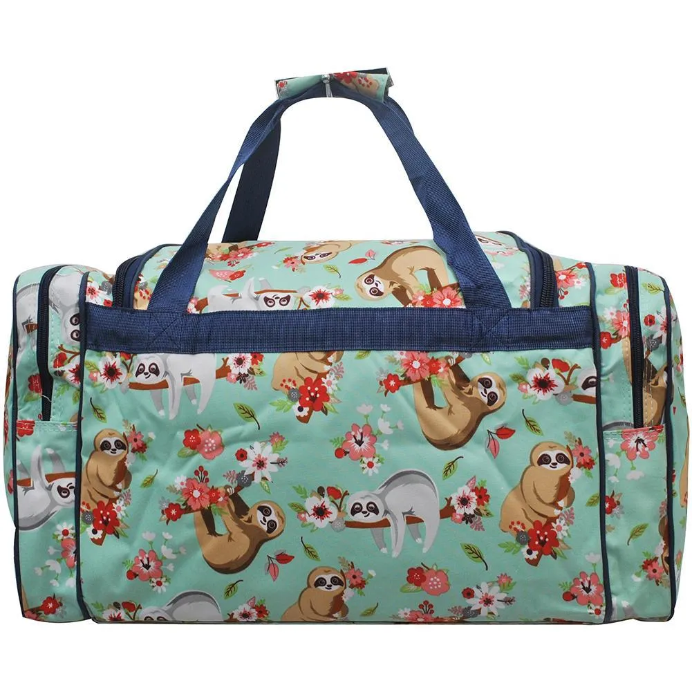 Happy Sloth NGIL Canvas 23" Duffle Bag