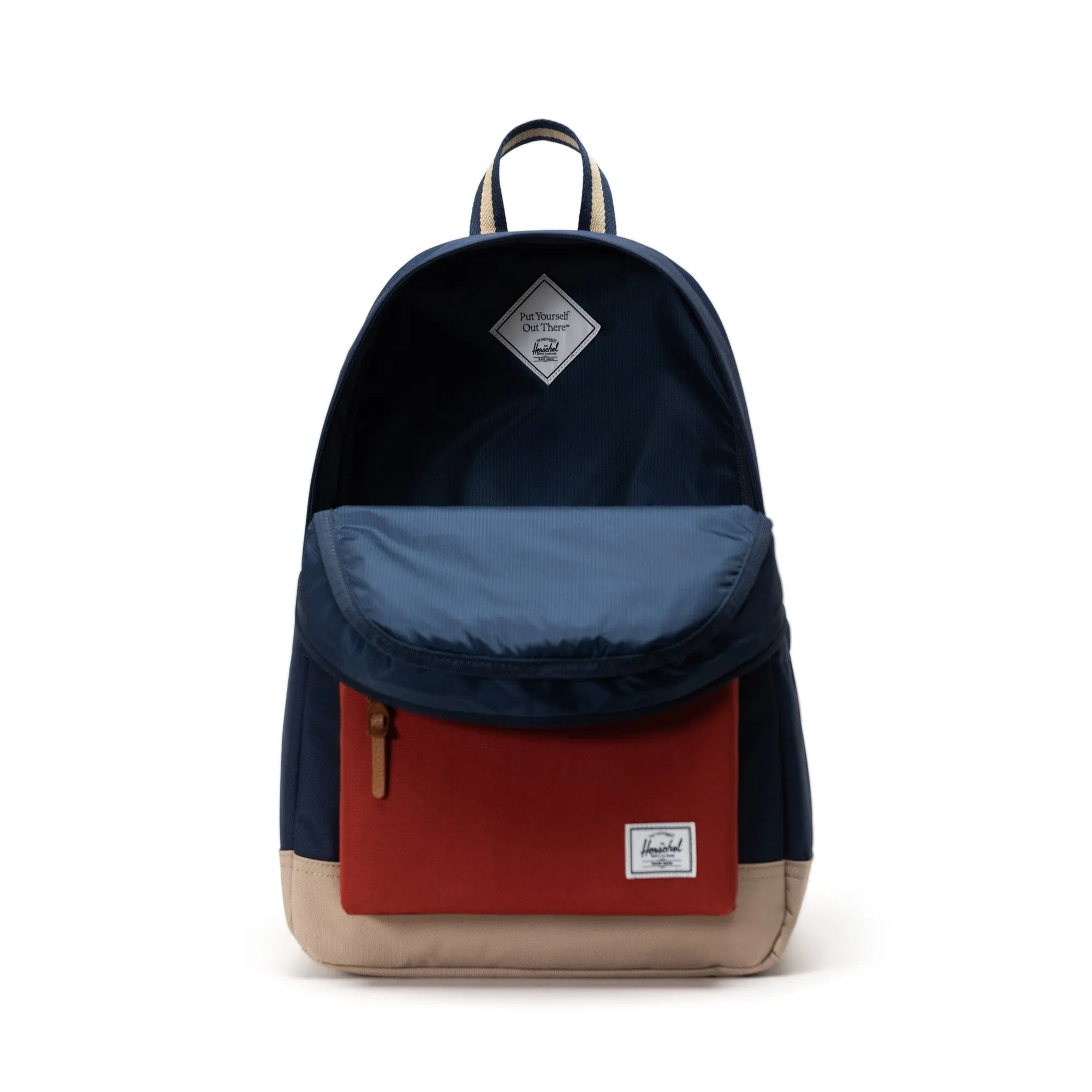 HERSCHEL SUPPLY - Accessories - Heritage™  Backpack - Black iris/Red Ochre/Twill