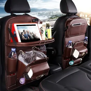 Leather Car Seat Organizer