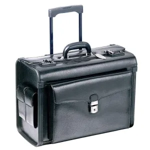 Mancini Leather Wheeled Catalog Case