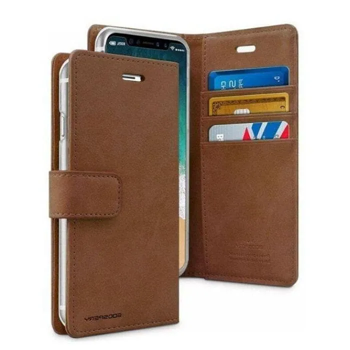 Mercury Blue Moon Diary Case for iPhone 11 Pro Max - Brown