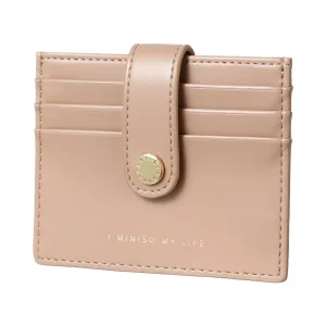 MINISO Catch the Light Series Card Pouch with Metal Clasp