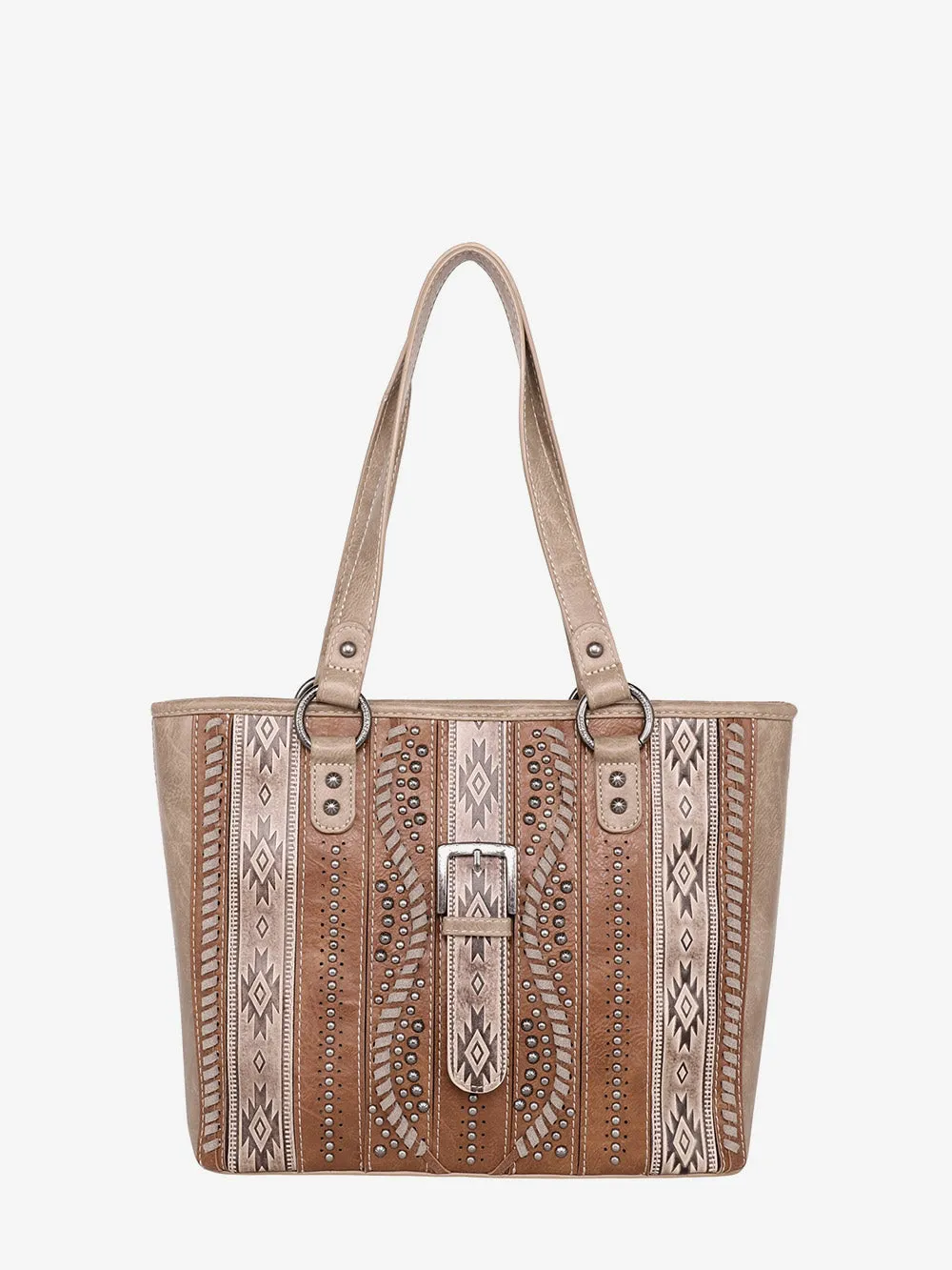 Montana West Aztec Buckle Concealed Carry Tote