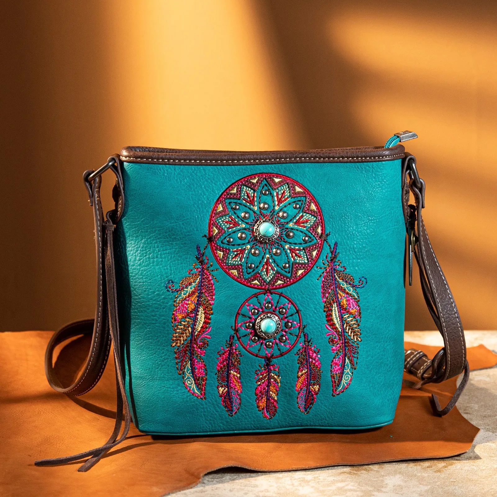 Montana West Dream Catcher Concealed Carry Crossbody Bag