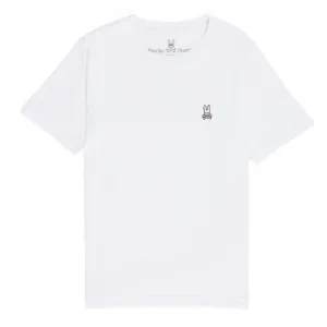 Psycho Bunny Kids White Classic Crew Neck T-Shirt_ B0U014CRPC-100