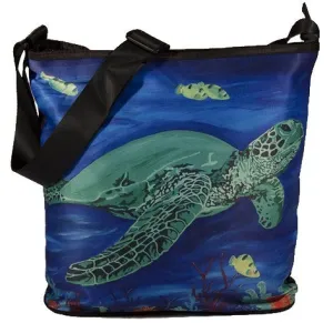 Sea Turtle Kitten Cross Body Bag - Wisdom