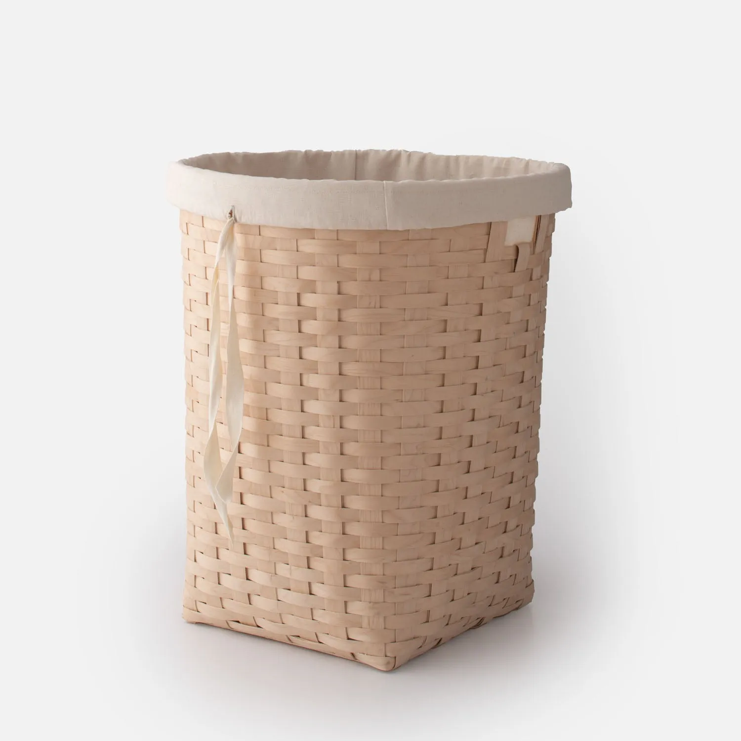 Woven Maple Laundry Hamper