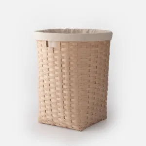 Woven Maple Laundry Hamper