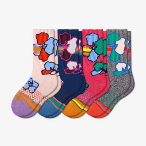 Youth Daydream Floral Calf Sock 4-Pack